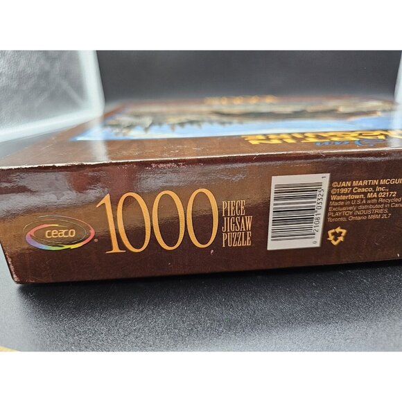 Jan Martin Mcguire Puzzle Grizzly Bear Passage To Dusk 1000 Piece Puzzle New - Picture 6 of 6